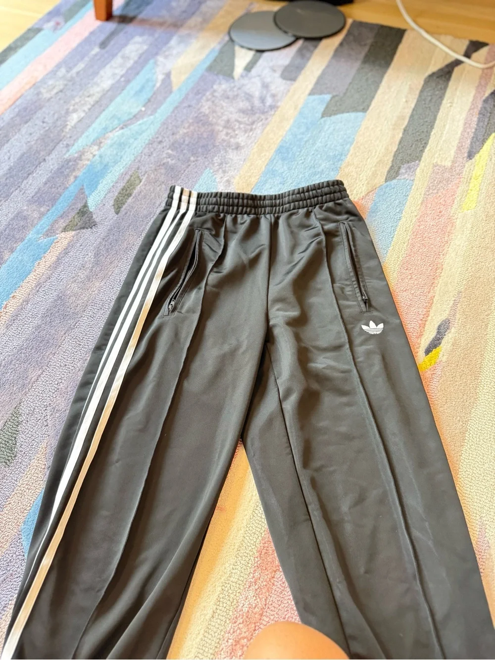 adidas Black Women's Sweatpants Joggers with Drawstring